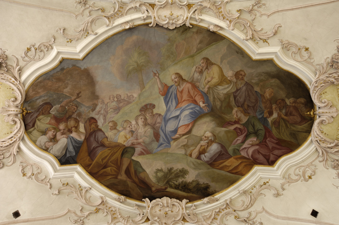 Die Deckenfresken Der Himmel Ist Christus St Anna Augsburg